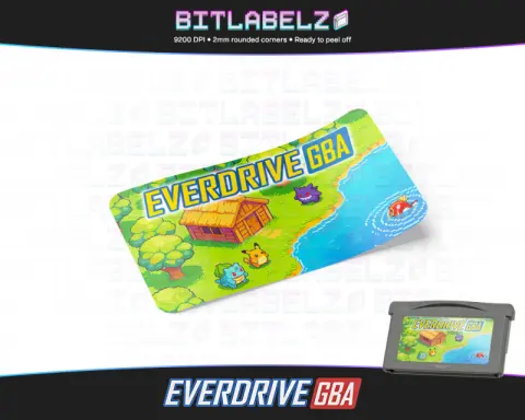 Everdrive GBA  Pokemon Exclusive Design - Étiquette Game Boy Advance