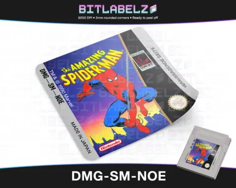 The Amazing Spider-Man - Étiquette Game Boy [DMG-SM-NOE]
