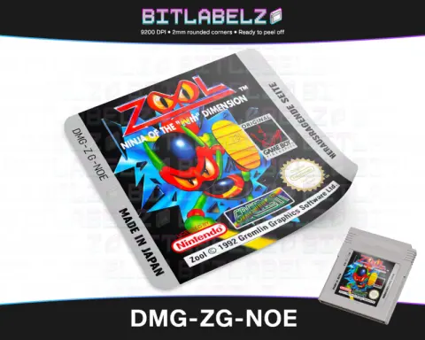 Zool: Ninja of the Nth Dimension - Étiquette Game Boy [DMG-ZG-NOE]
