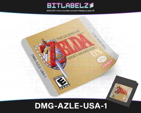 The Legend of Zelda: Link’s Awakening DX - Étiquette Game Boy Color [DMG-AZLE-USA-1]