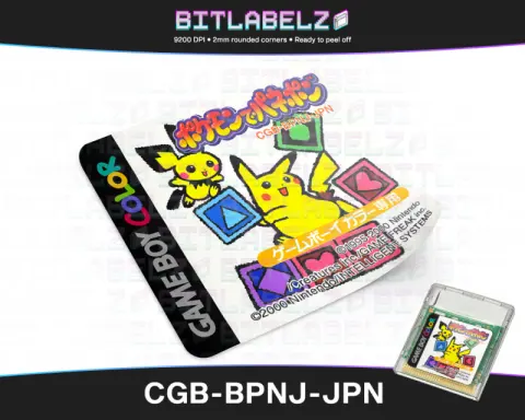 Pokemon Puzzle Challenge - Étiquette Game Boy Color [CGB-BPNJ-JPN]