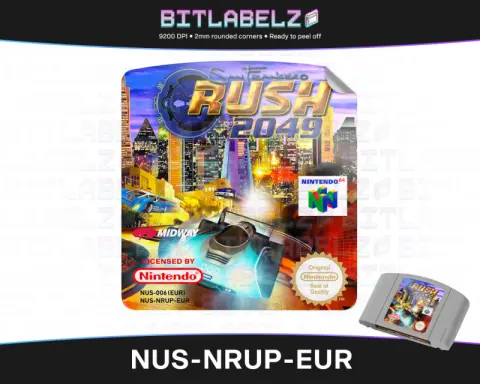 San Francisco Rush 2049 - Nintendo 64 Label [NUS-NRUP-EUR]