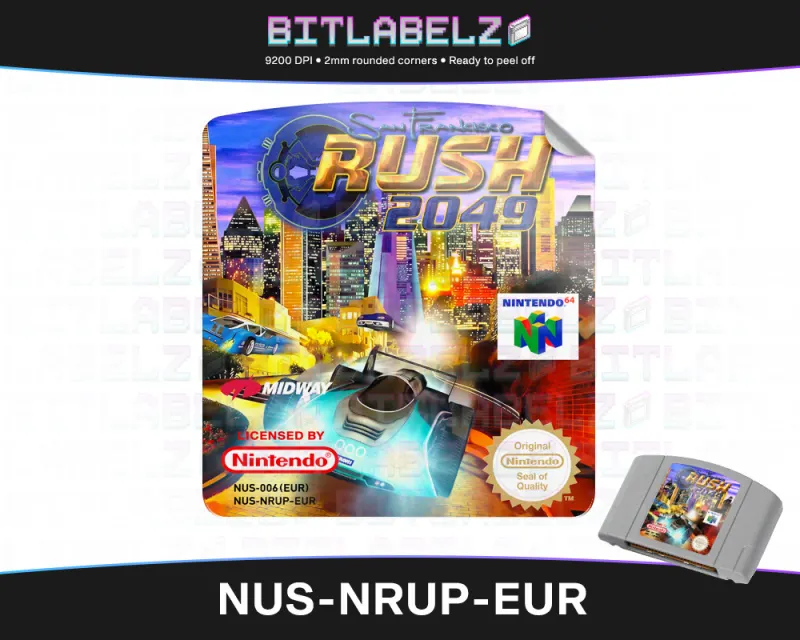 San Francisco Rush 2049 - Nintendo 64 Label [NUS-NRUP-EUR]