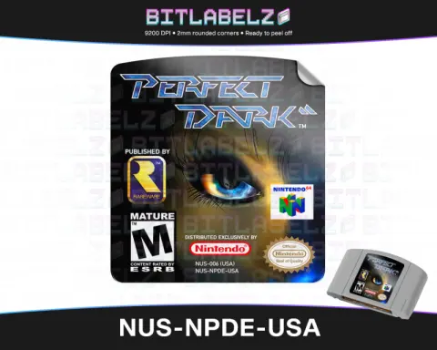 Perfect Dark - Nintendo 64 Label [NUS-NPDE-USA]