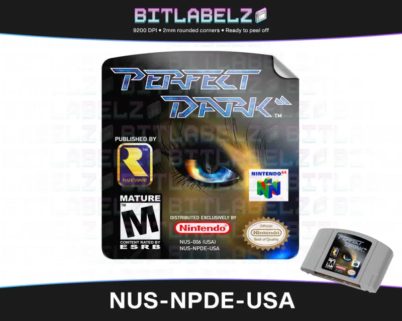 Perfect Dark - Nintendo 64 Label [NUS-NPDE-USA]