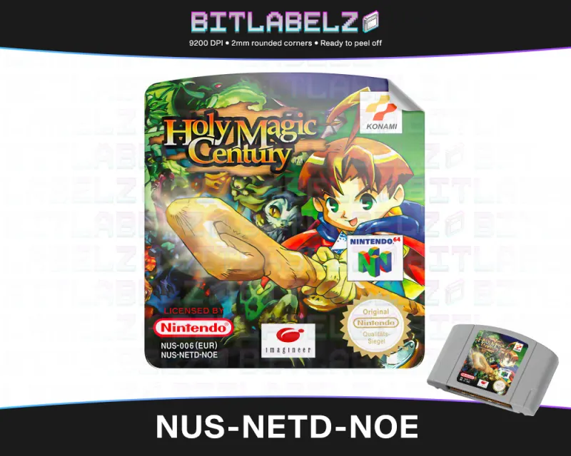 Holy Magic Century - Nintendo 64 Label [NUS-NETD-NOE]