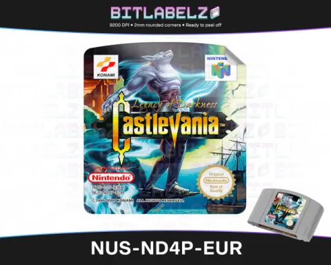 Castlevania: Legacy of Darkness - Nintendo 64 Label [NUS-ND4P-EUR]