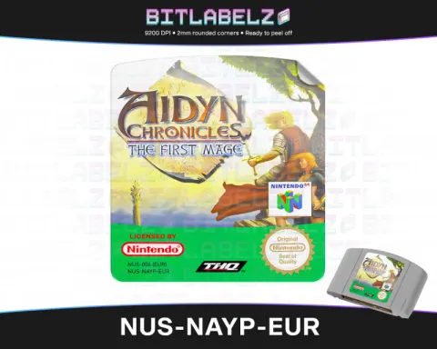 Aidyn Chronicles: The First Mage - Nintendo 64 Label [NUS-NAYP-EUR]